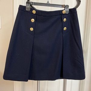 JCrew navy wool pencil skirt